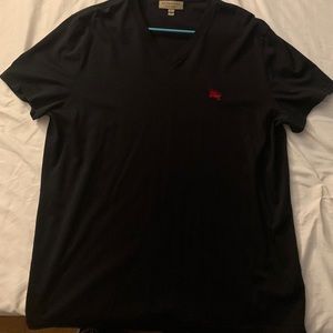 Burberry V-Neck Shortsleeved T-Shirt